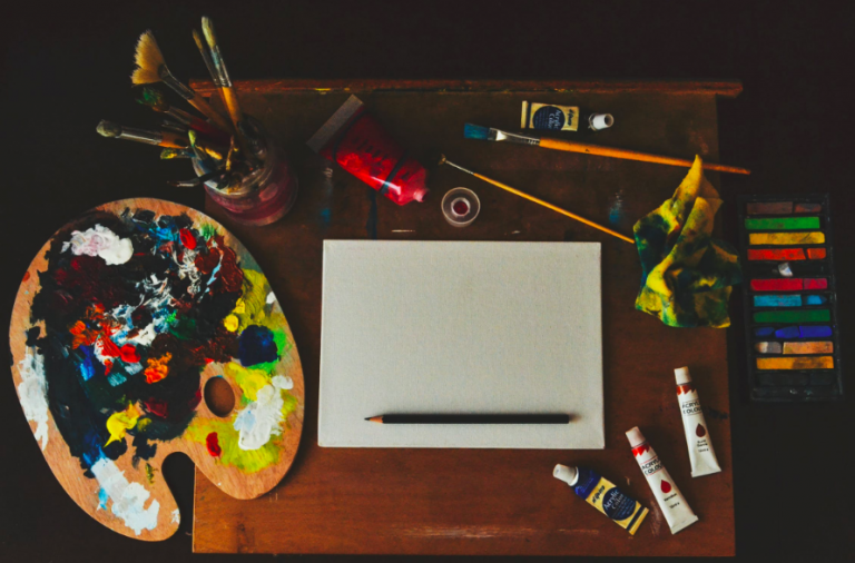 drawing ideas for kids: assorted color artwork equipment set