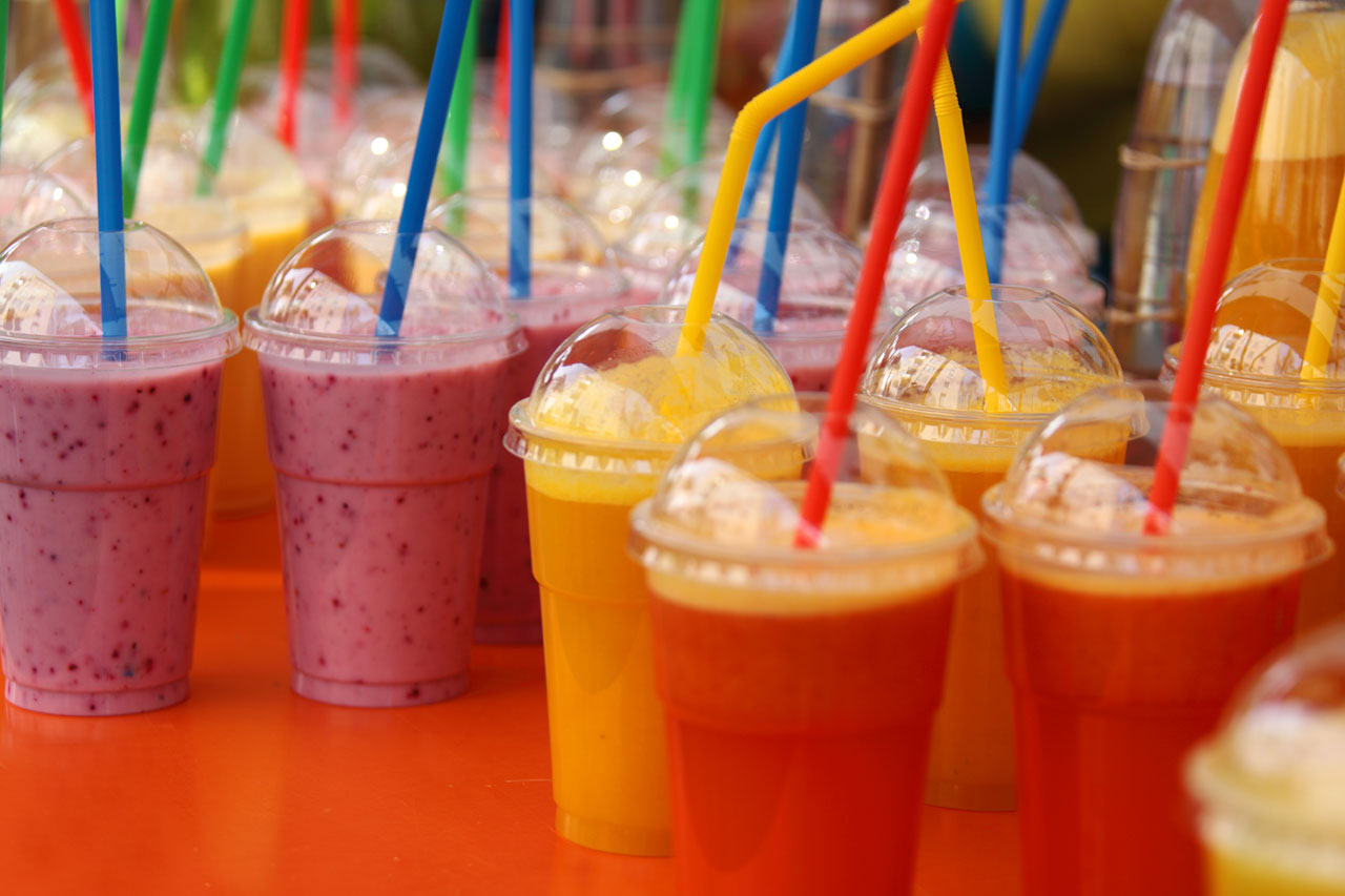 different flavor of shakes