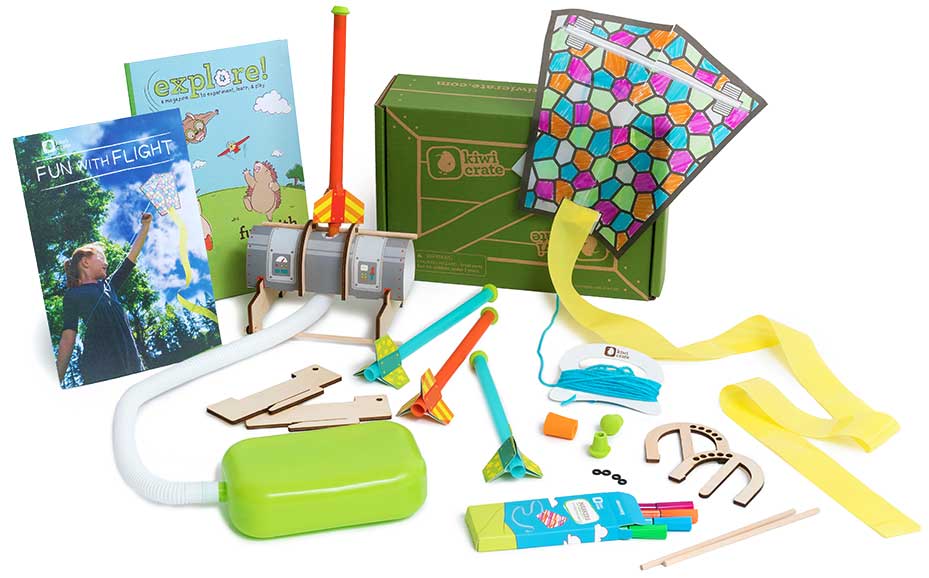 Kiwico sample box and the materials included
