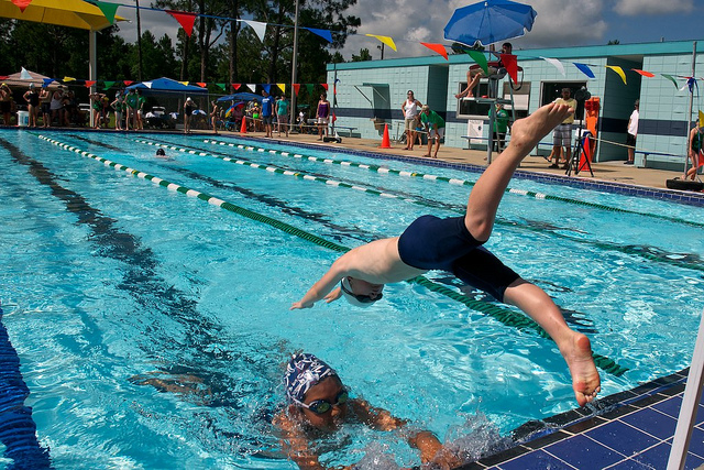 fitness games for kids swimming