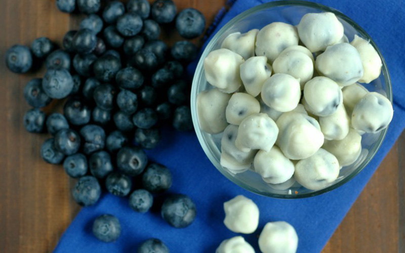 Frozen Blueberry Bites